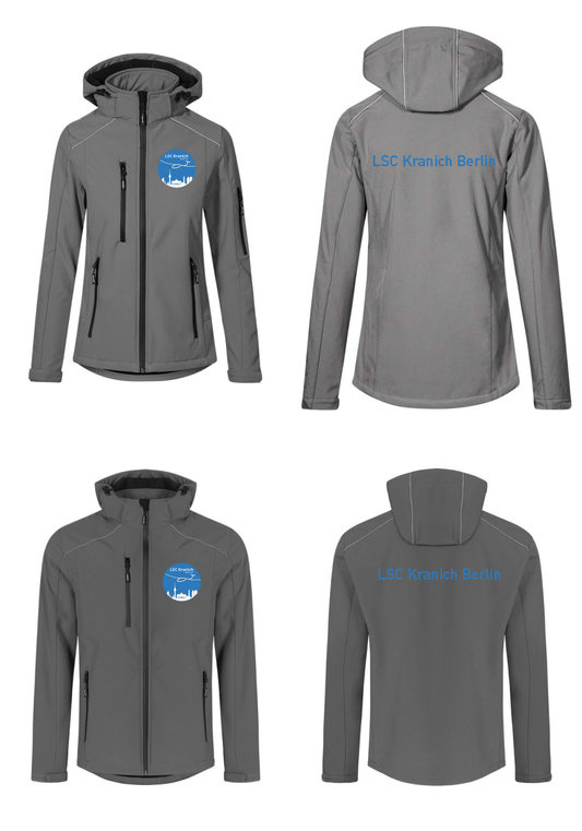 Damen/unisex Softshelljacke (2-lagig) LSC Kranich Berlin