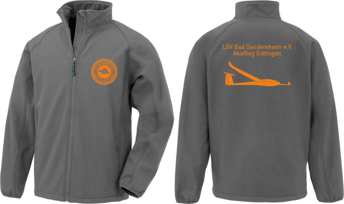 unisex Softshelljacke LSV Bad Gandersheim / Akaflieg Göttingen