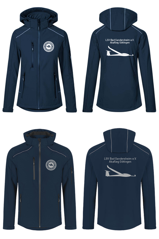 Damen/unisex Softshelljacke (2-lagig)  LSV Bad Gandersheim / Akaflieg Göttingen