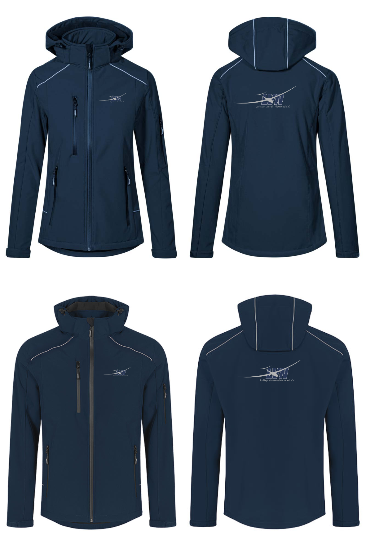 Damen/unisex Softshelljacke (2-lagig) LSV Neuwied