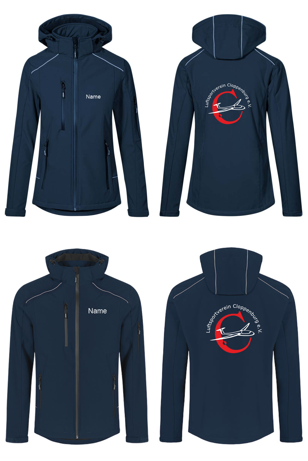 Damen/unisex Softshelljacke (2-lagig) LSV Cloppenburg