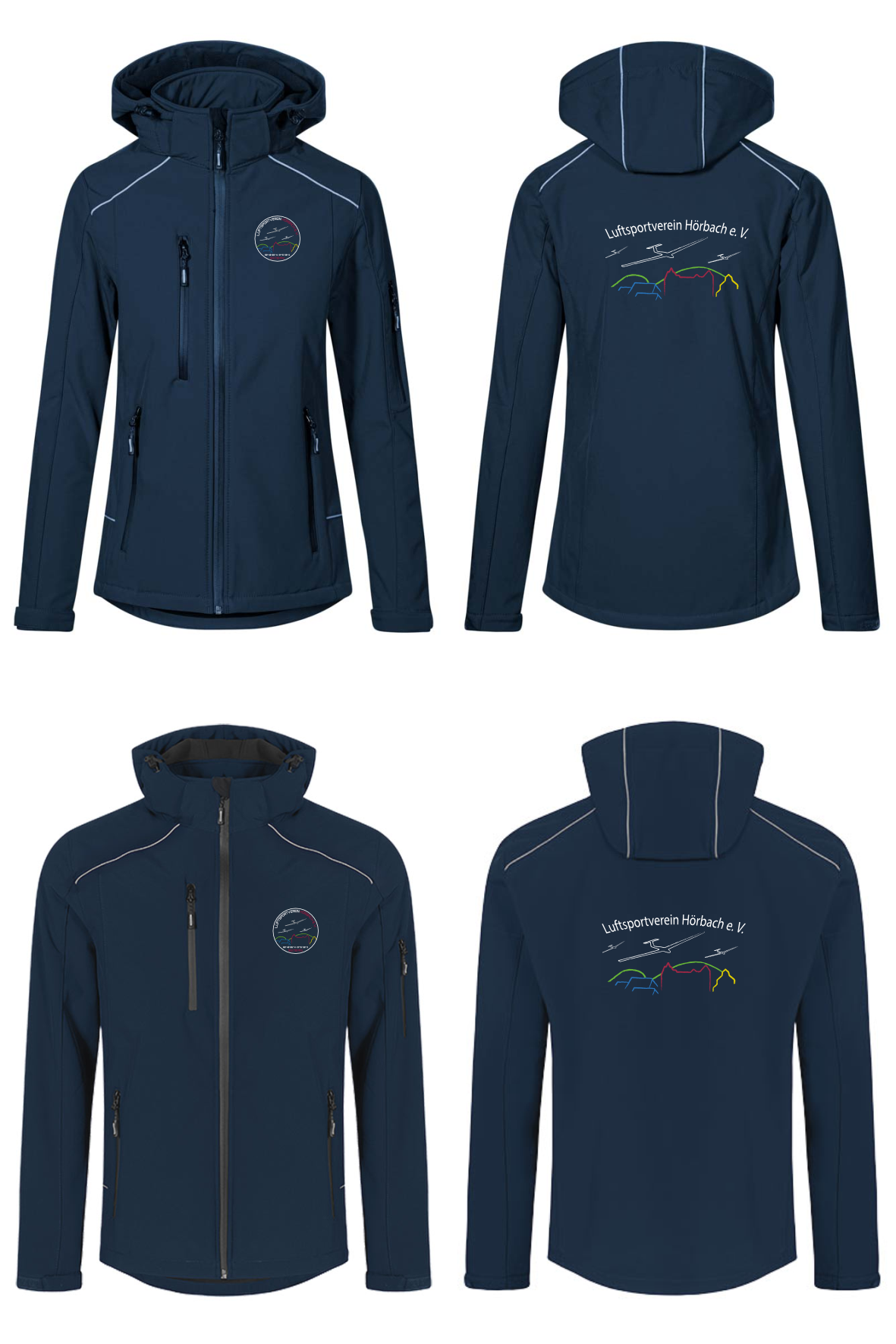 Damen/unisex Softshelljacke (2-lagig) LSV Hörbach