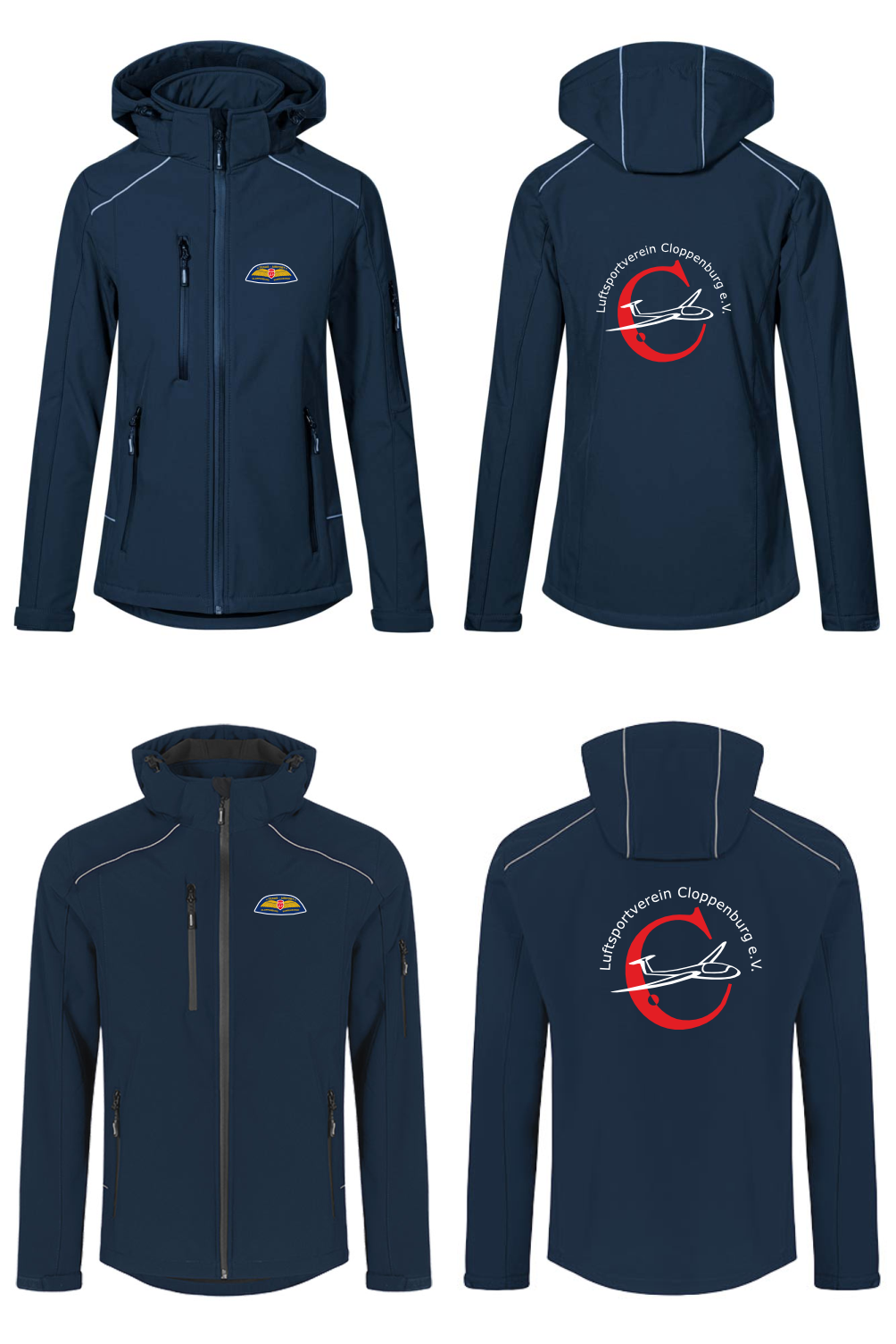 Damen/unisex Softshelljacke (2-lagig) LSV Cloppenburg