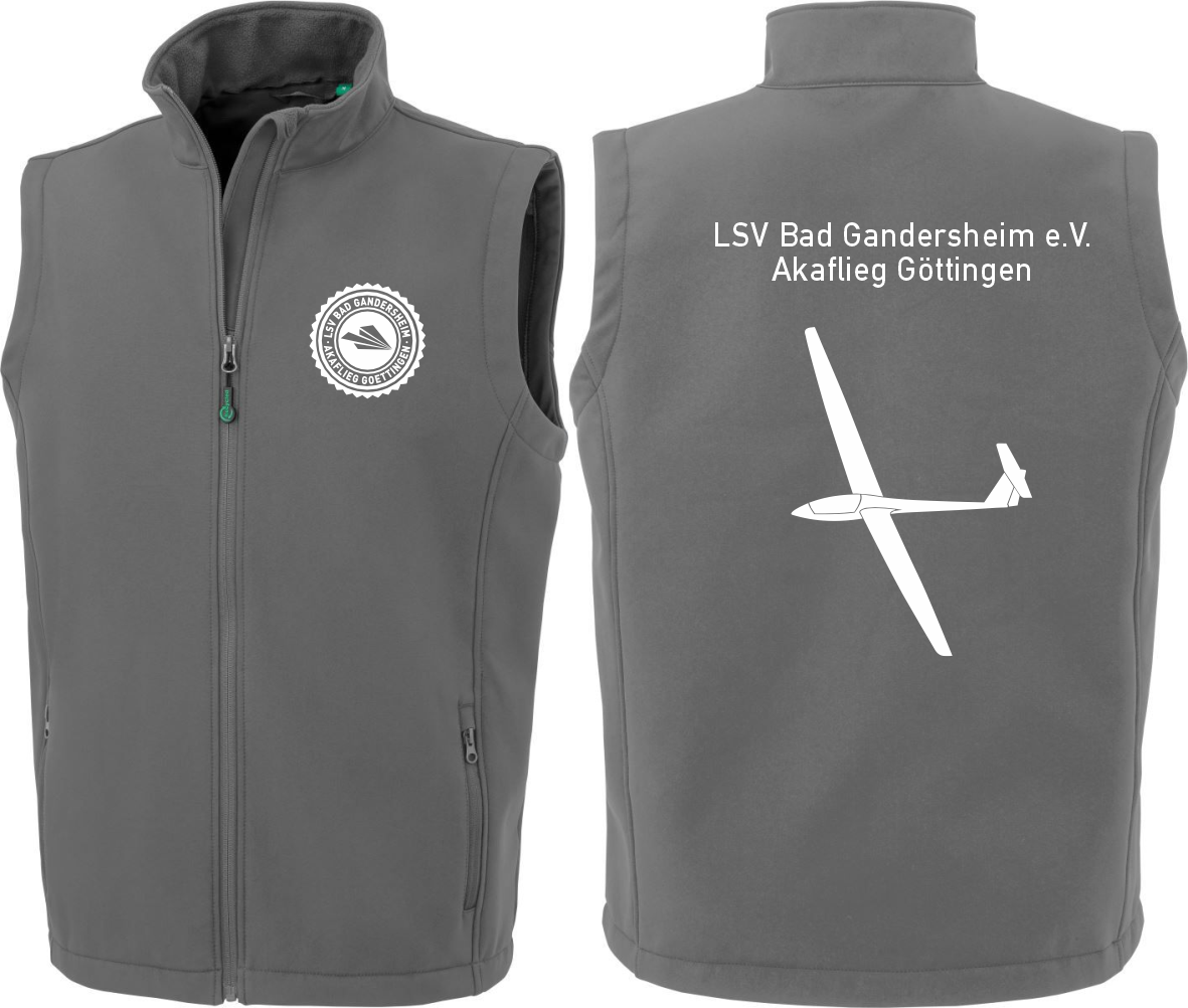 unisex Softshellweste LSV Bad Gandersheim / Akaflieg Göttingen