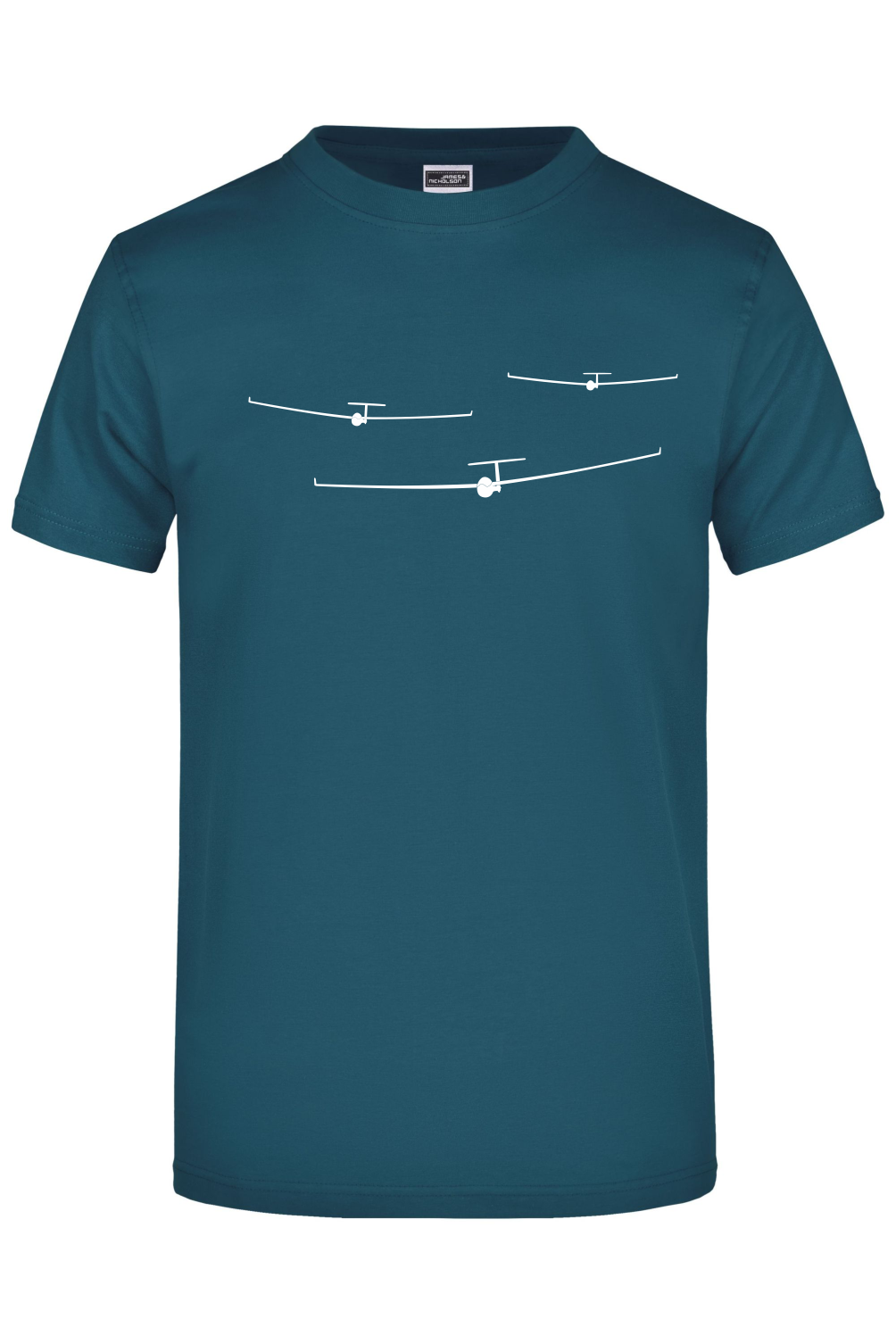 Premium T-Shirt L "Team Segelflieger" (petrol)