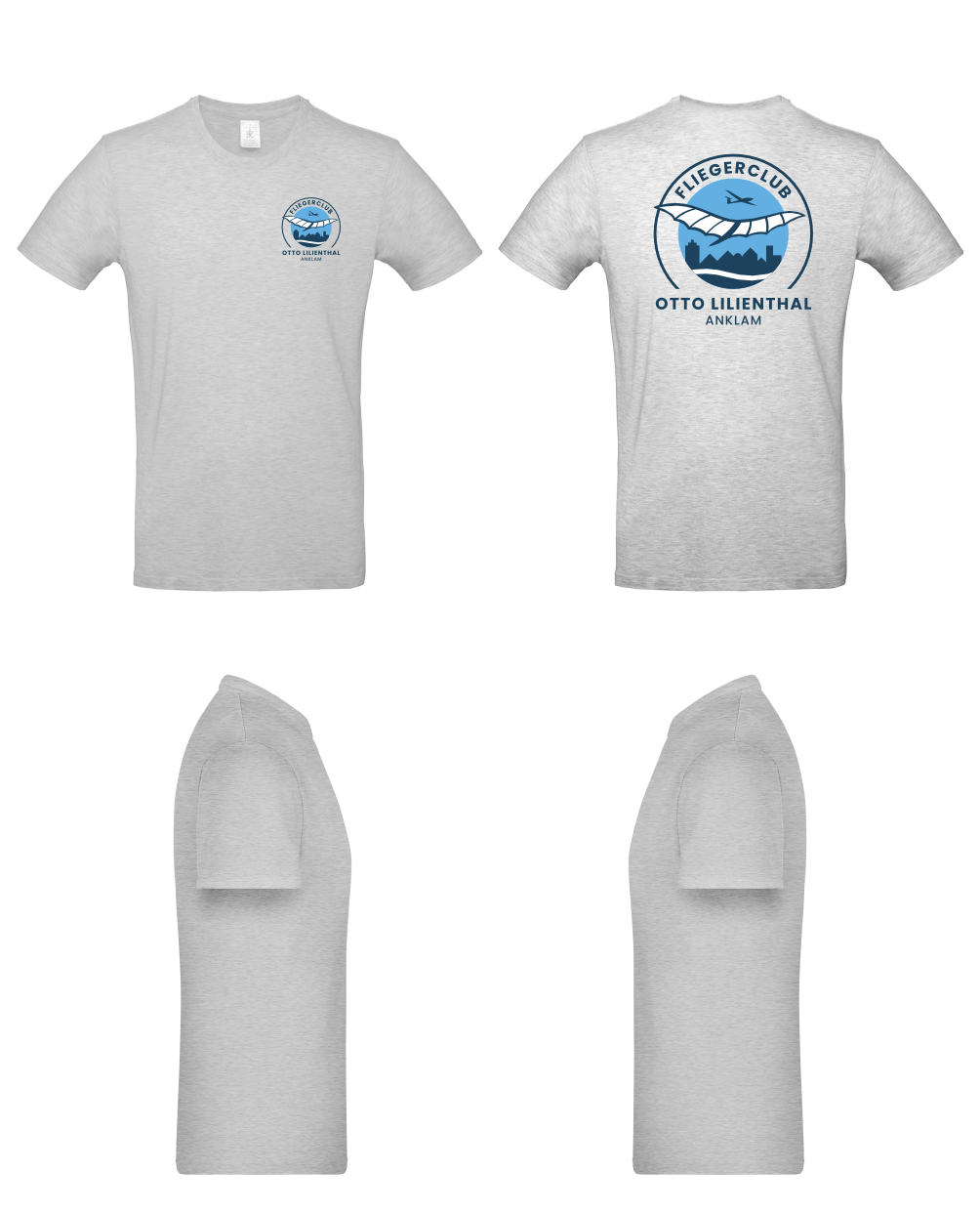 unisex T-Shirt Fliegerclub Anklam „Otto Lilienthal”