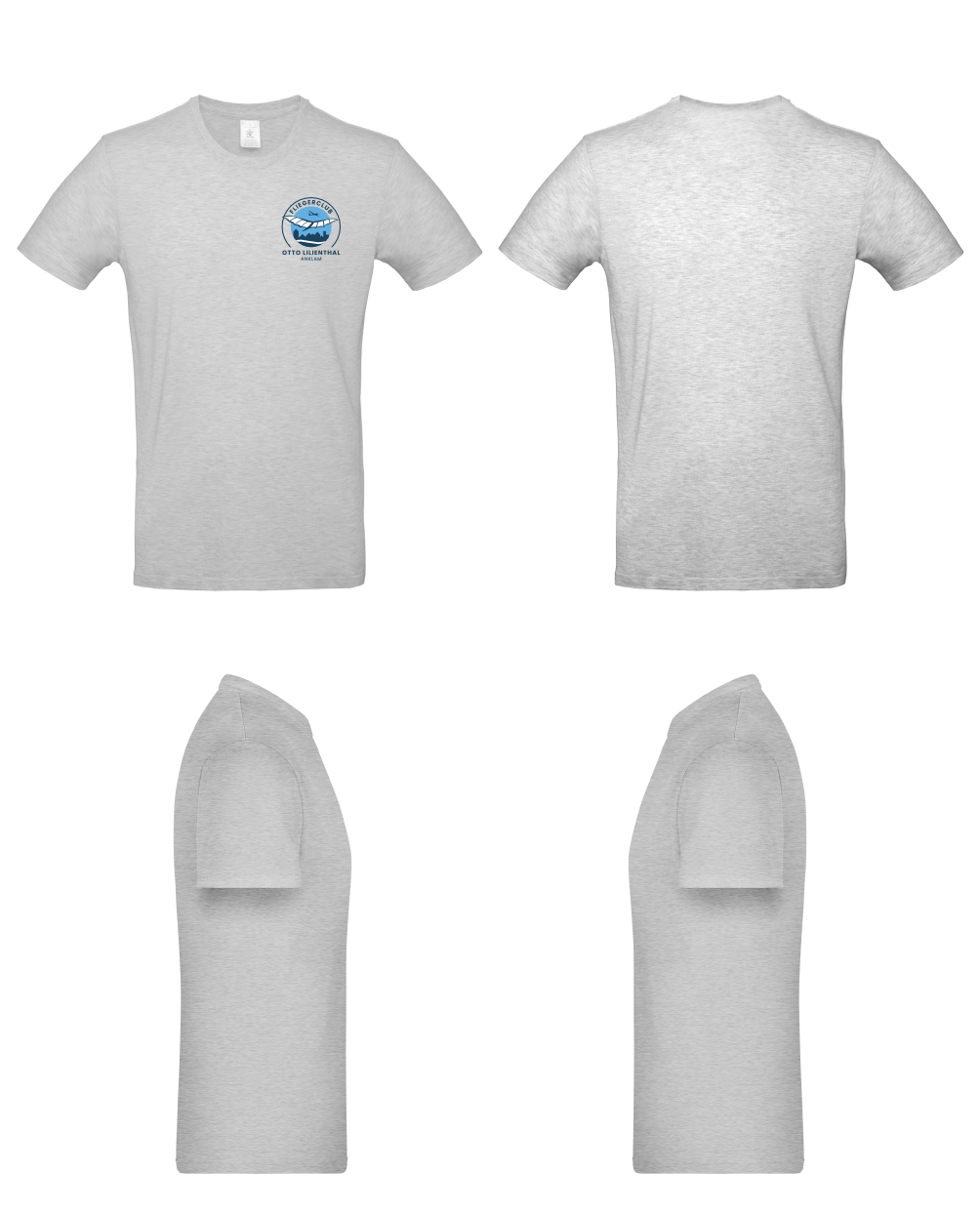 unisex T-Shirt Fliegerclub Anklam „Otto Lilienthal”