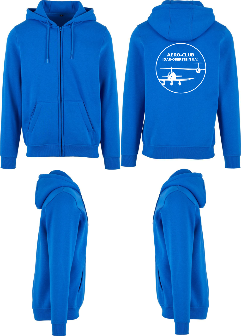 unisex ZIP-Hoodie Aero-Club Idar Oberstein BY012