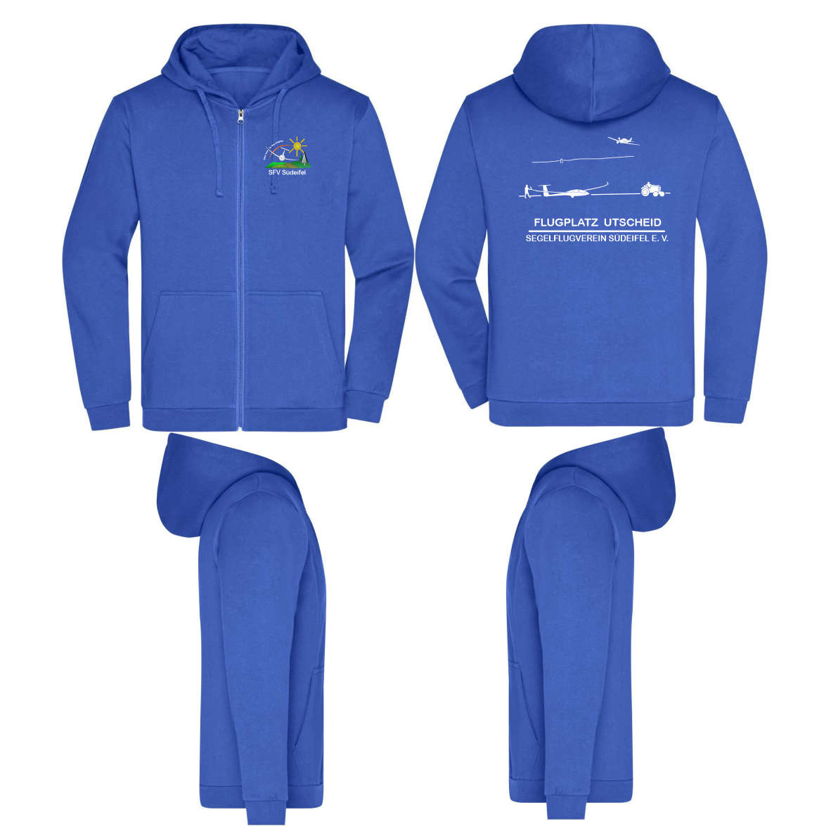 Herren ZIP-Hoodie SFV Südeifel (80% Baumwolle, 20% Polyester)