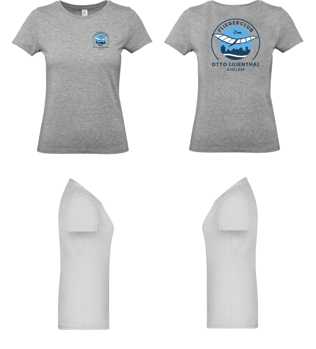 Damen T-Shirt Fliegerclub Anklam „Otto Lilienthal”