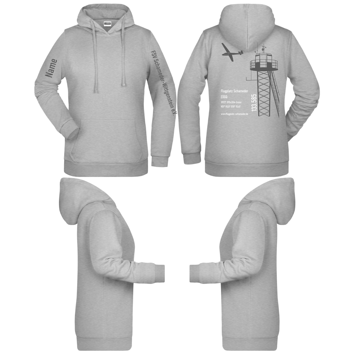 Damen Hoodie FSV Schameder-Wittgenstein e.V.