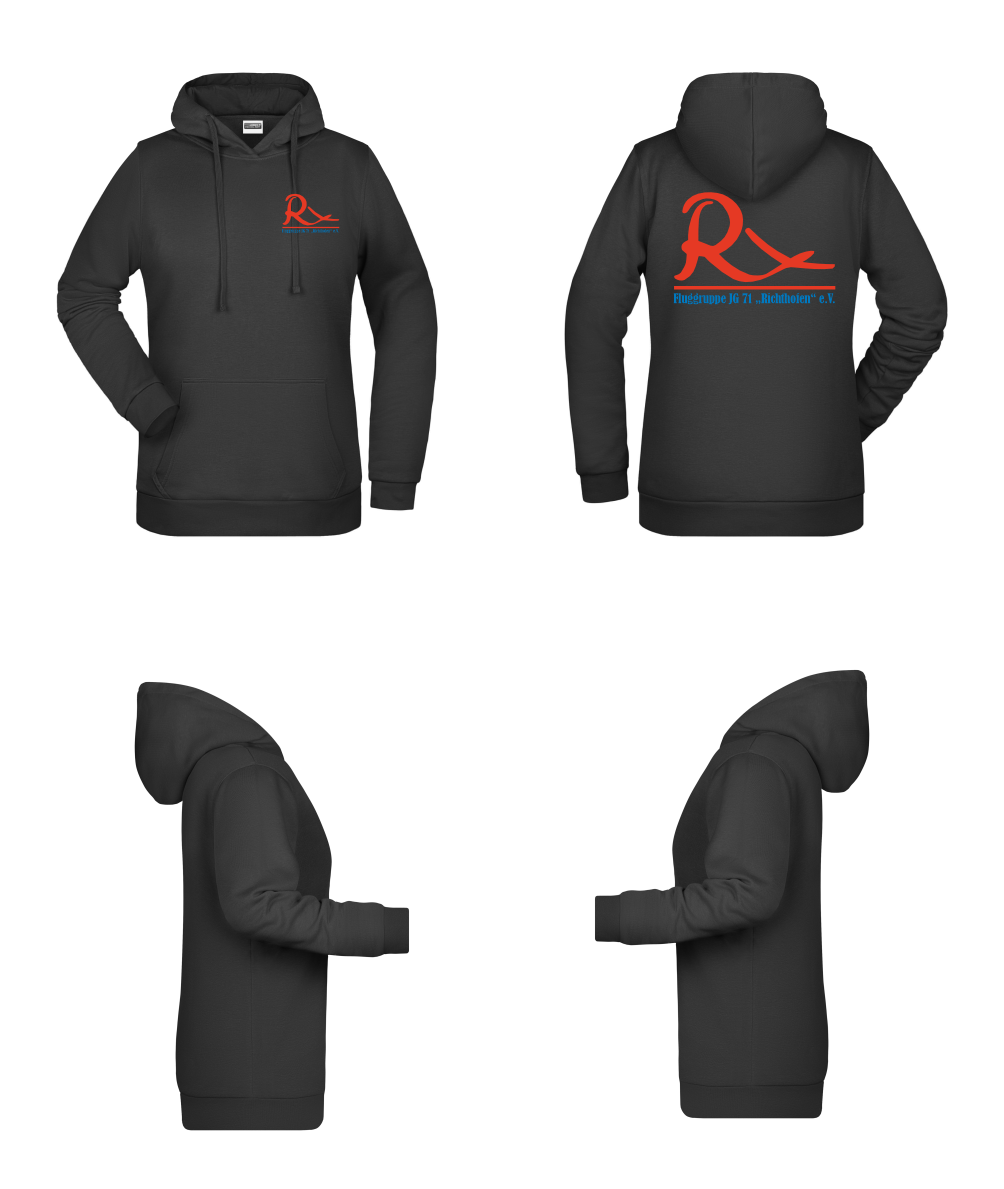 [DRUCK] Damen Hoodie Fluggruppe JG 71 R