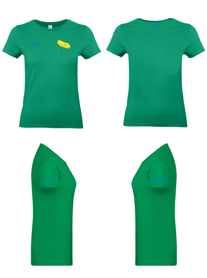 Damen T-Shirt (grün/rot) Segelflieger im Post-SV Nürnberg e.V.
