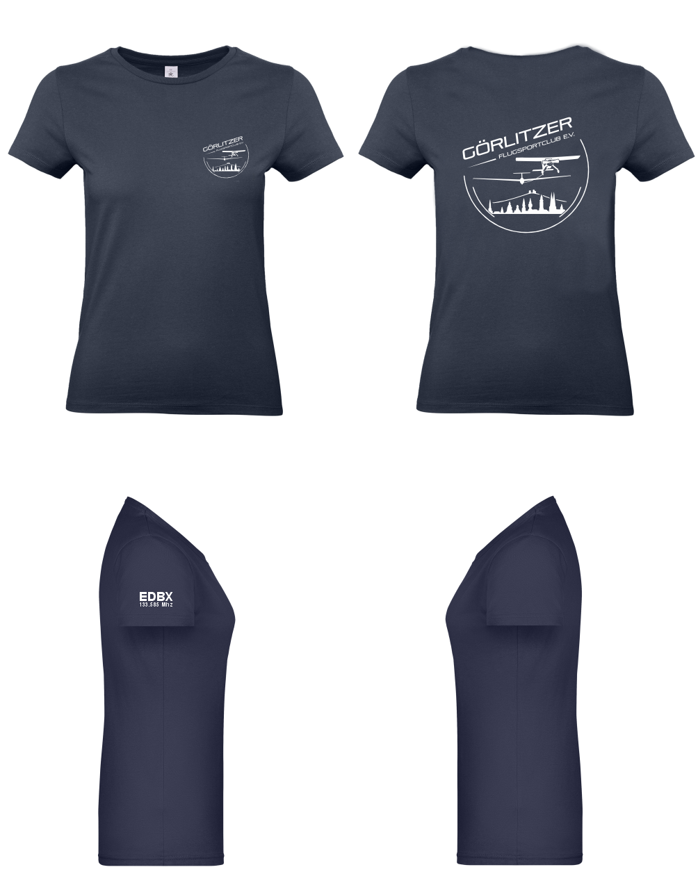 Damen T-Shirt Görlitzer Flugsportclub