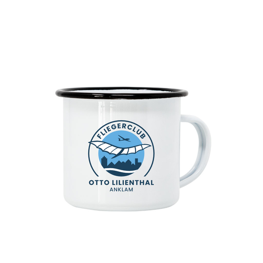 Emailletasse Fliegerclub Anklam „Otto Lilienthal”