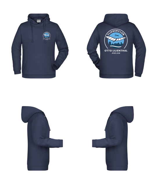 unisex Hoodie Fliegerclub Anklam „Otto Lilienthal”