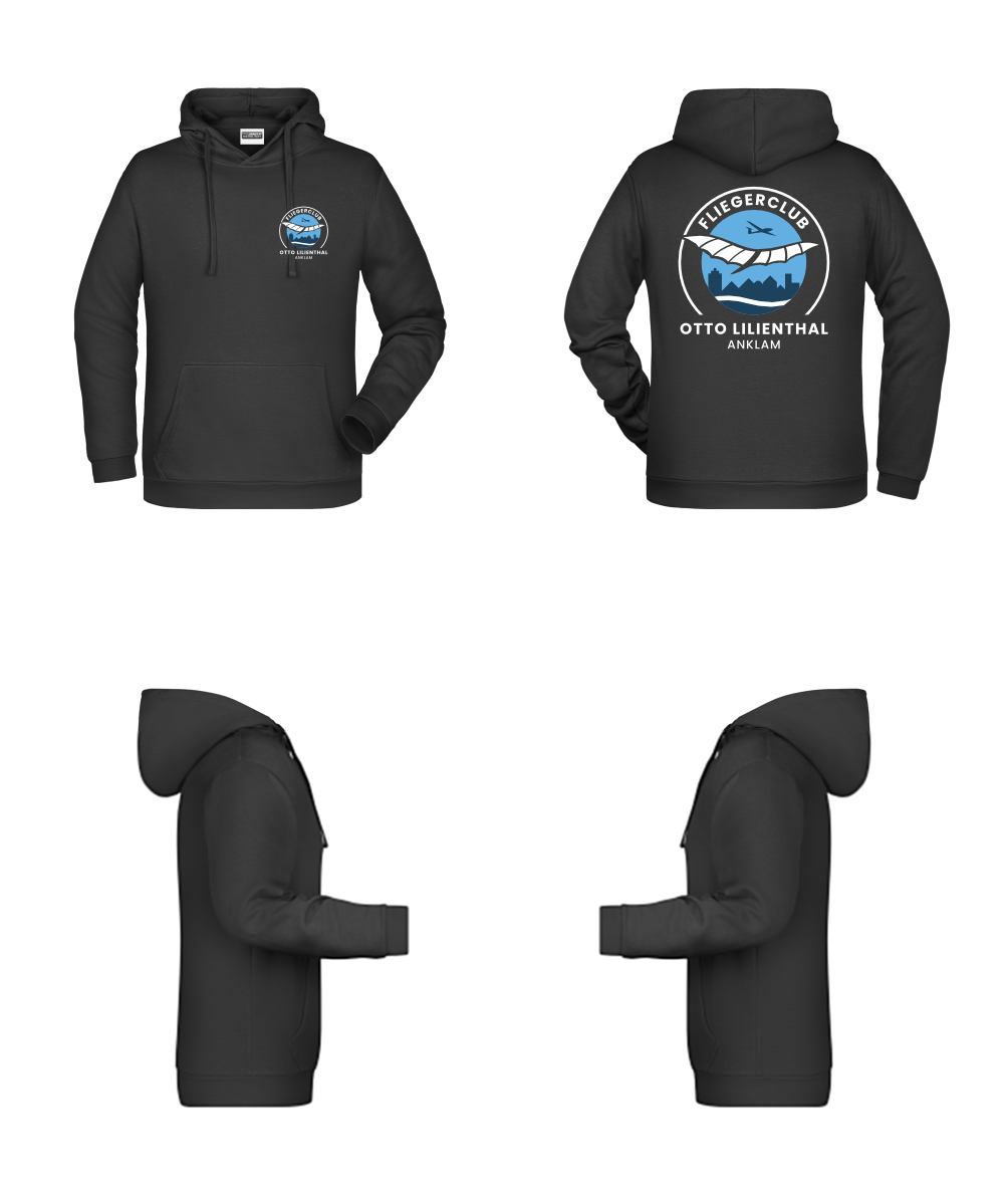 unisex Hoodie Fliegerclub Anklam „Otto Lilienthal”