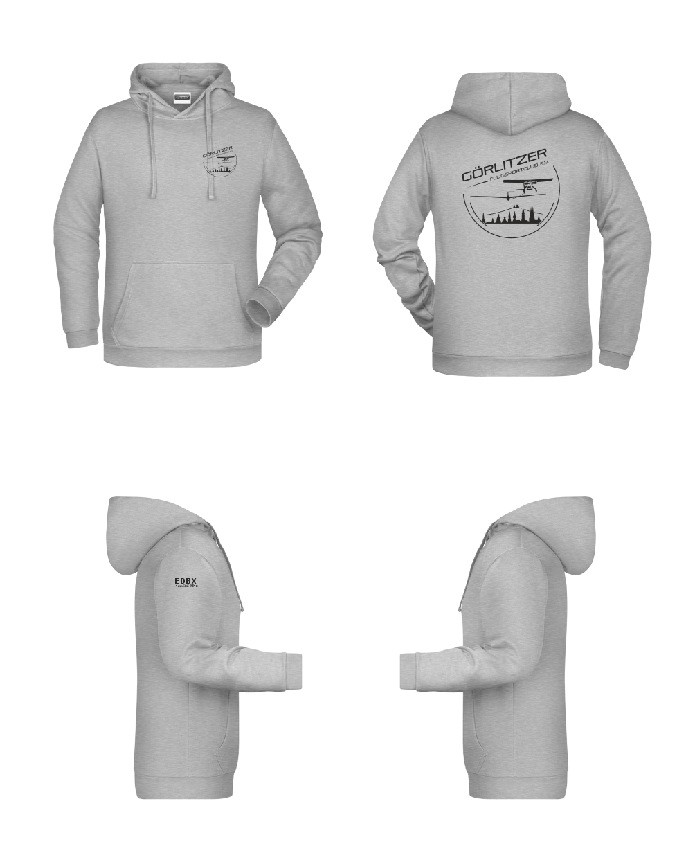 unisex Hoodie Görlitzer Flugsportclub