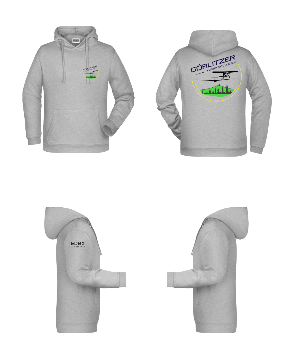unisex Hoodie Görlitzer Flugsportclub