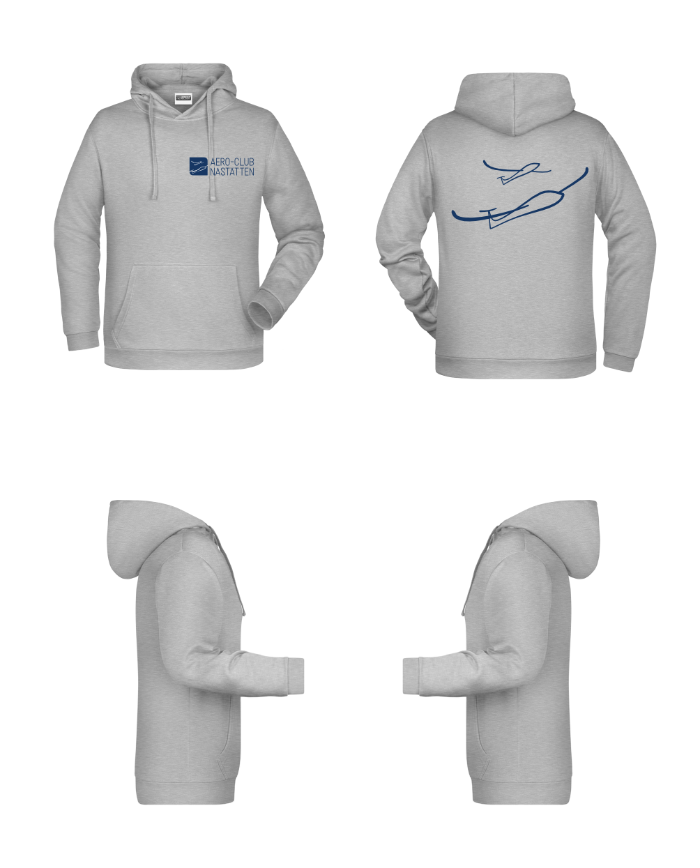 Herren/unisex Hoodie Aero-Club Nastätten [DRUCK]