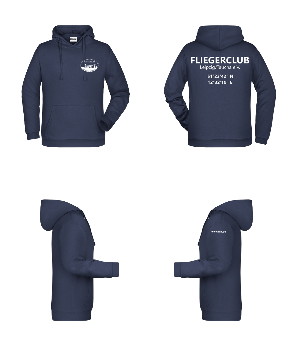 Herren Hoodie FC Leipzig/Taucha (80% Baumwolle, 20% Polyester)