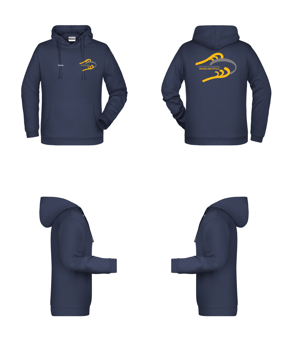 unisex Hoodie Luftsportjugend Rheinland-Pfalz