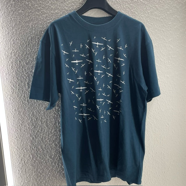 T-Shirt "Muster Segelflugzeuge"