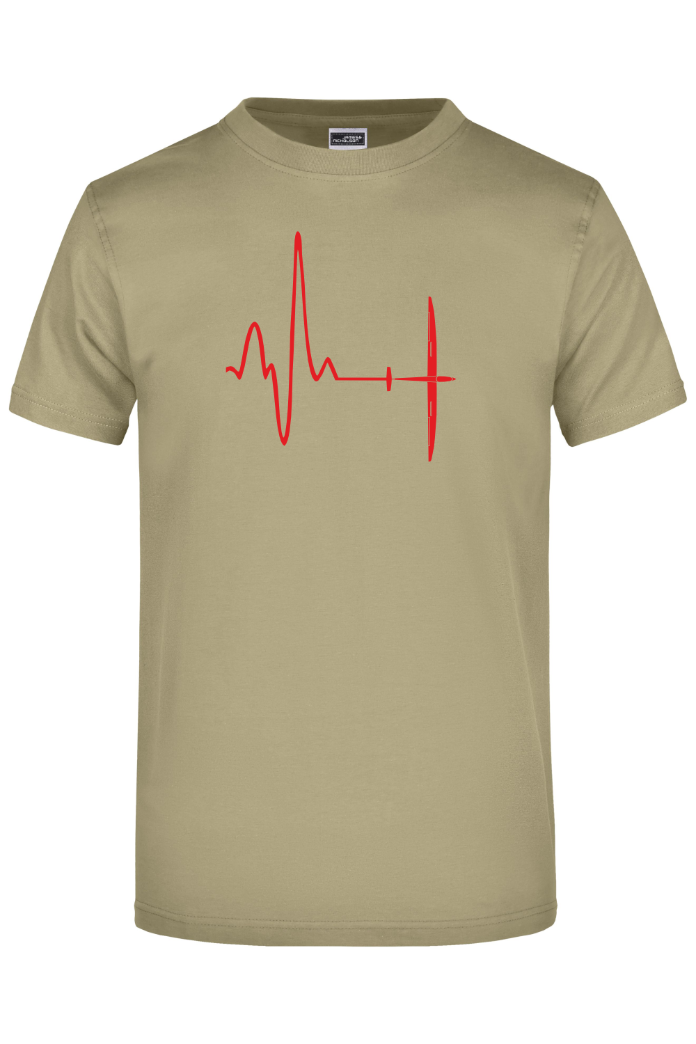 Premium T-Shirt "Herzschlag Discus"