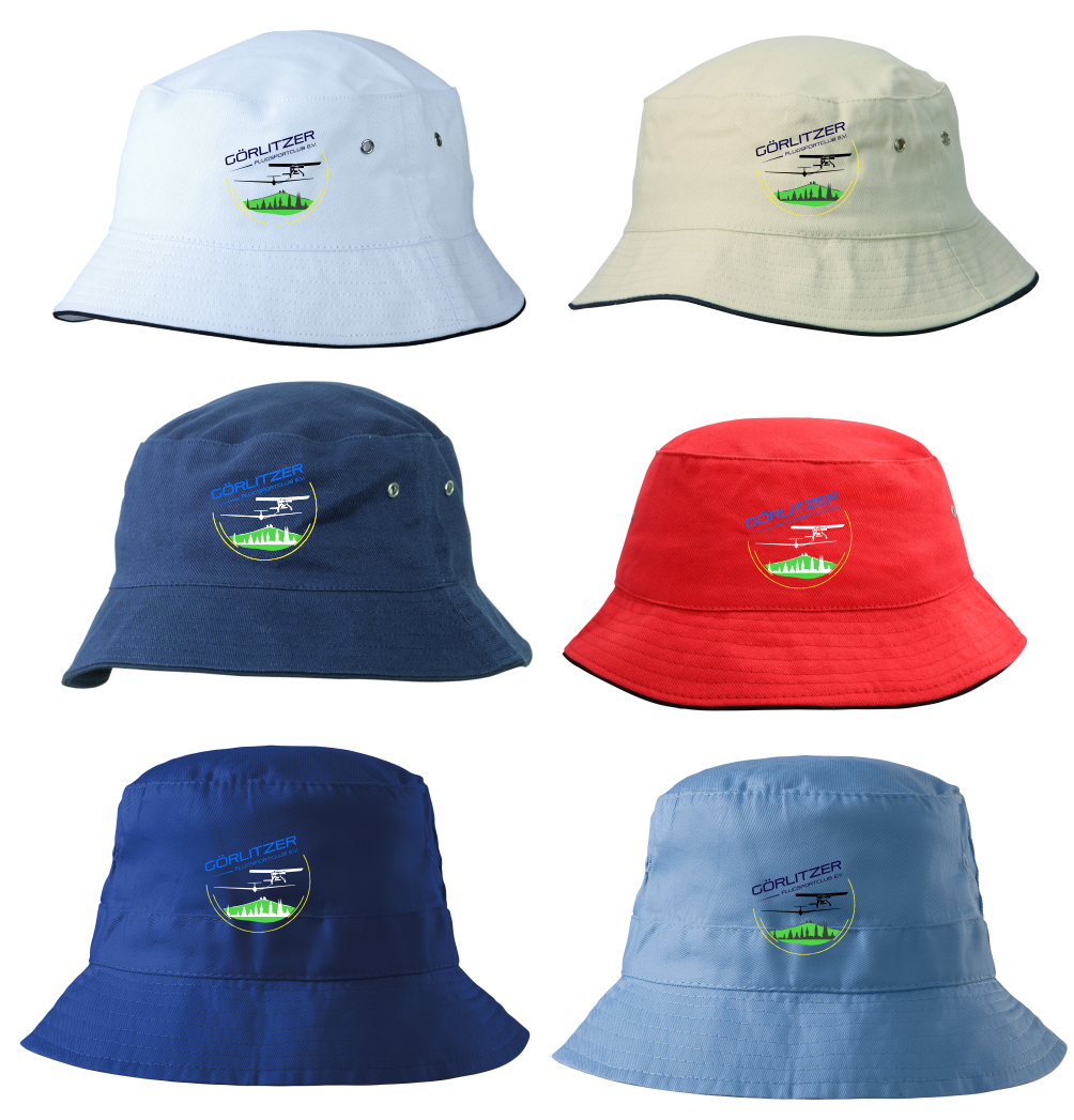 klassischer Thermikhut Görlitzer Flugsportclub (neue Logos)