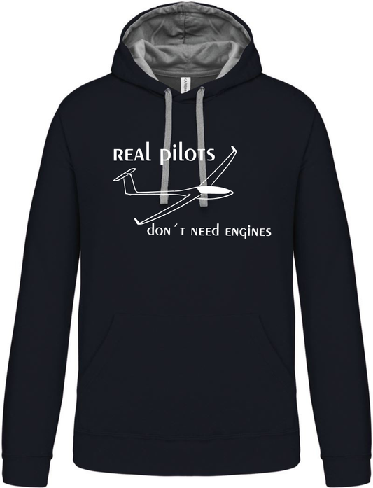 Premium Hoodie "real pilots"