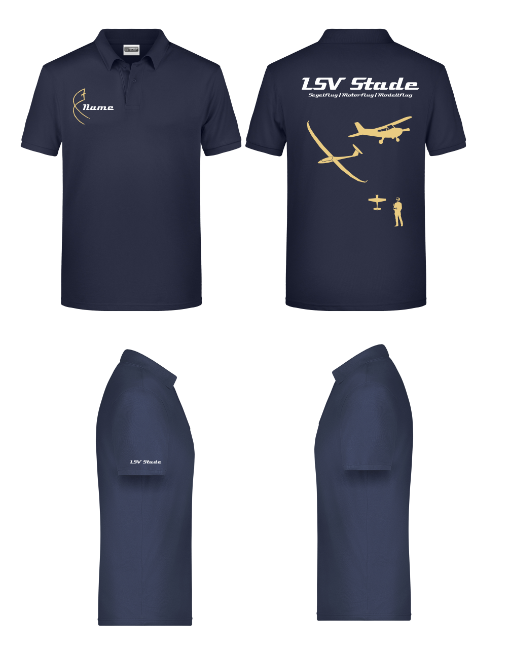 Herren Poloshirt LSV Stade