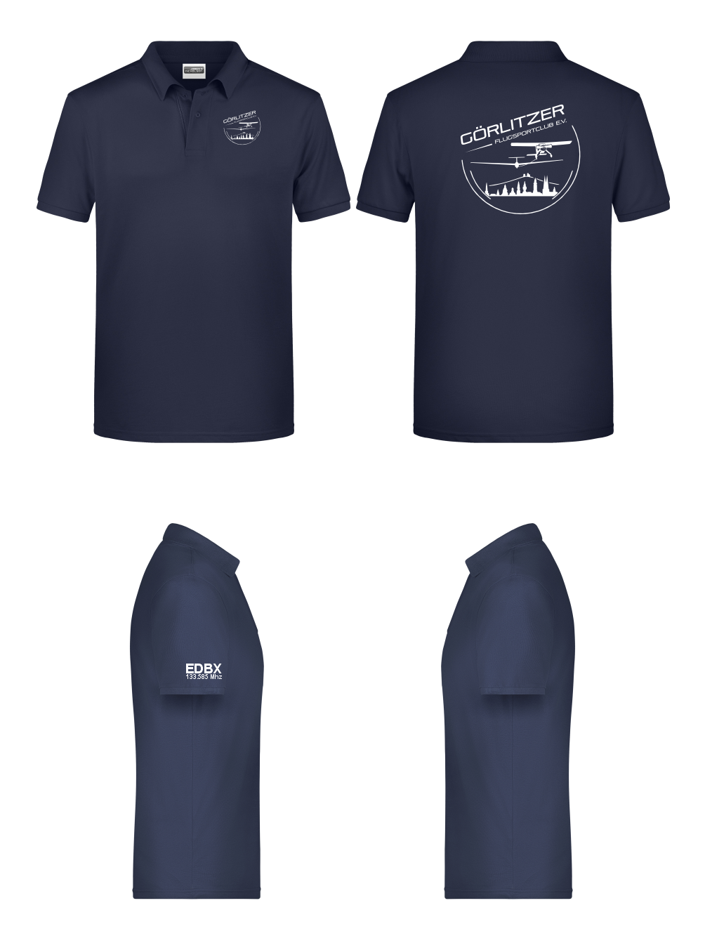unisex Poloshirt Görlitzer Flugsportclub