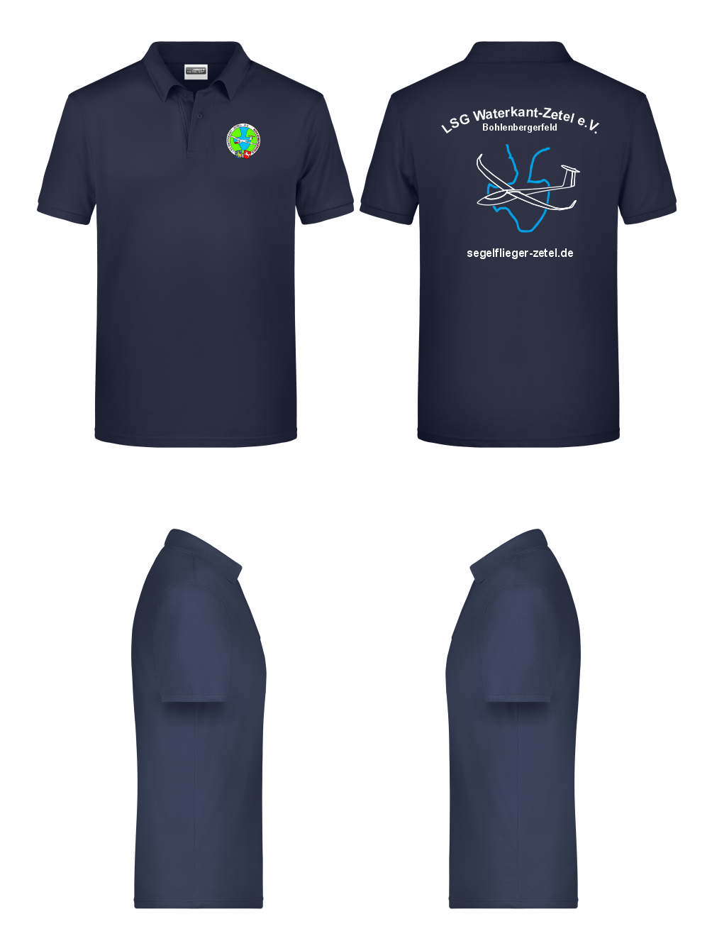 Herren/unisex Poloshirt LSG Waterkant-Zetel
