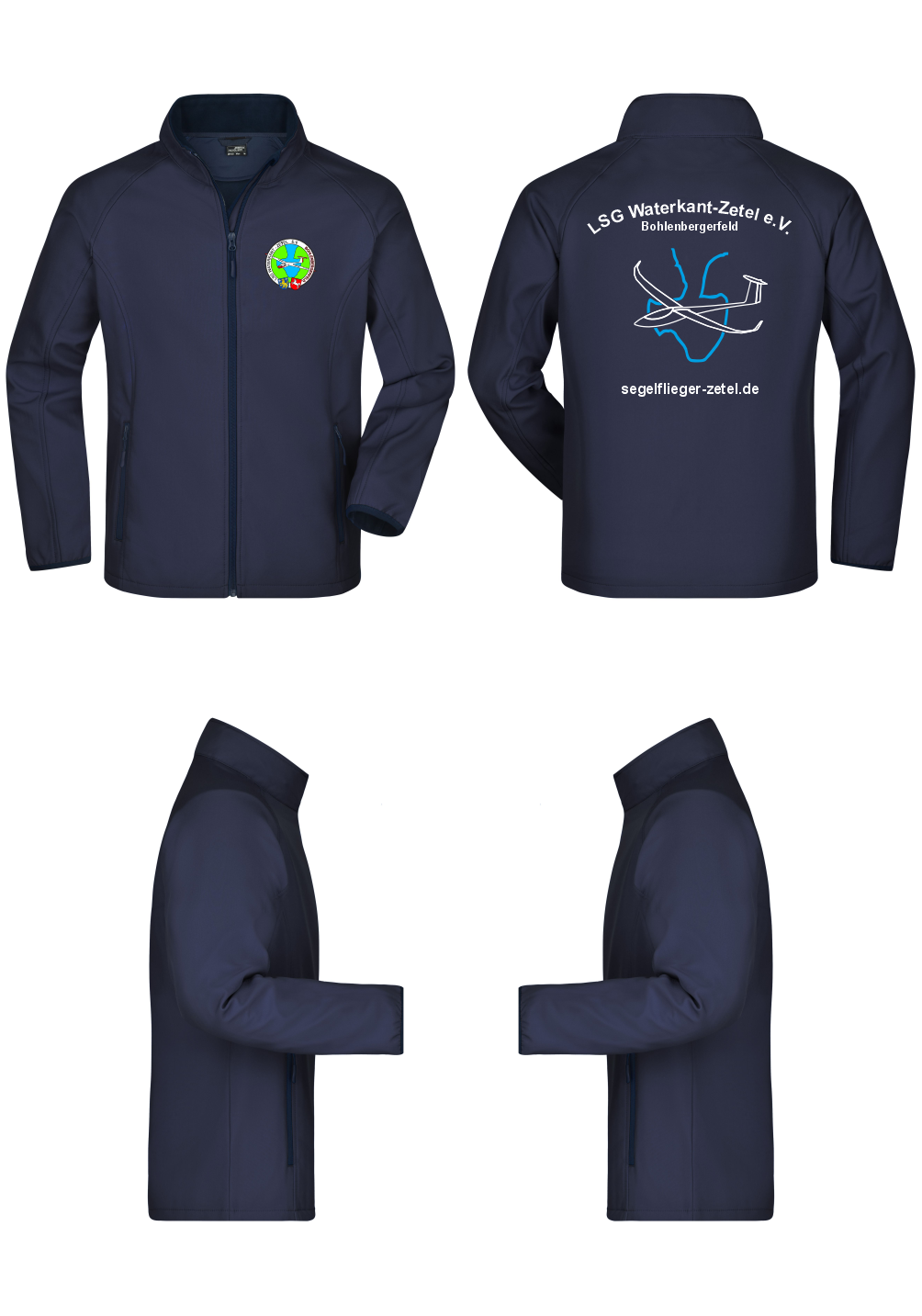 Herren/unisex Softshelljacke LSG Waterkant-Zetel