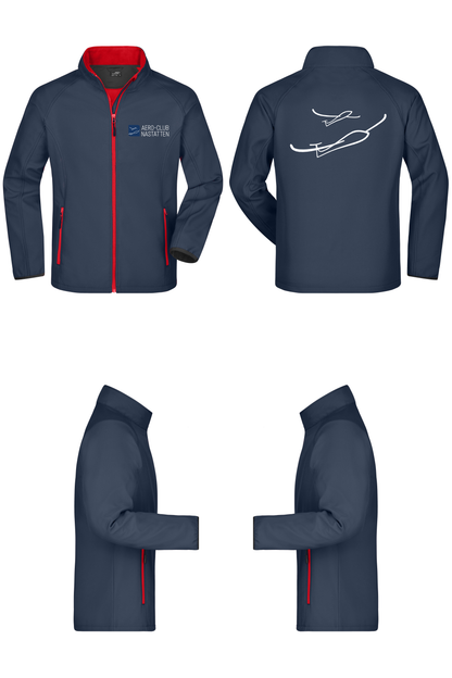 Herren/unisex Softshelljacke Aero-Club Nastätten [STICK]