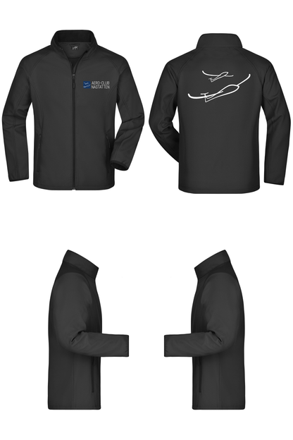 Herren/unisex Softshelljacke Aero-Club Nastätten [STICK]