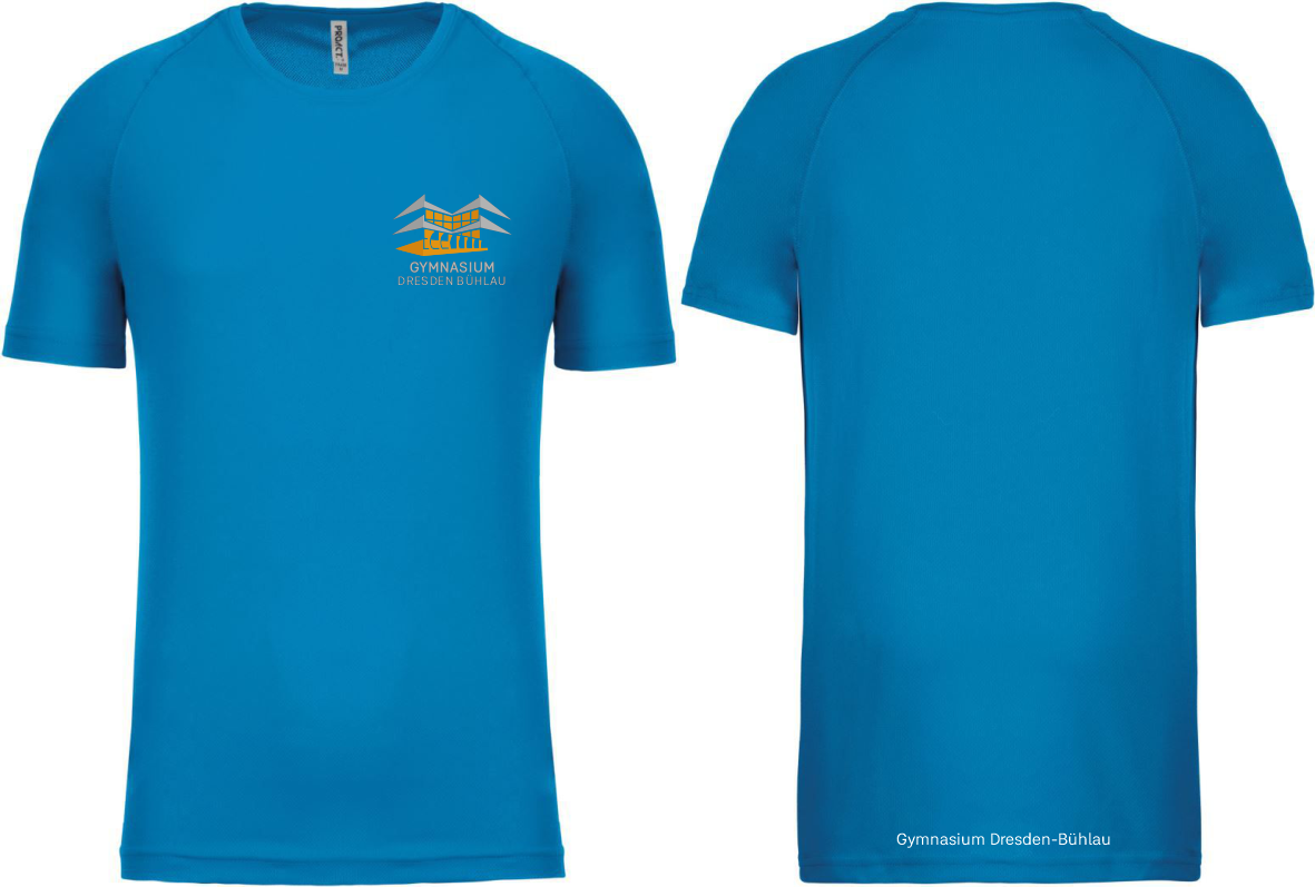 unisex Sport T-Shirt Gymnasium Dresden-Bühlau