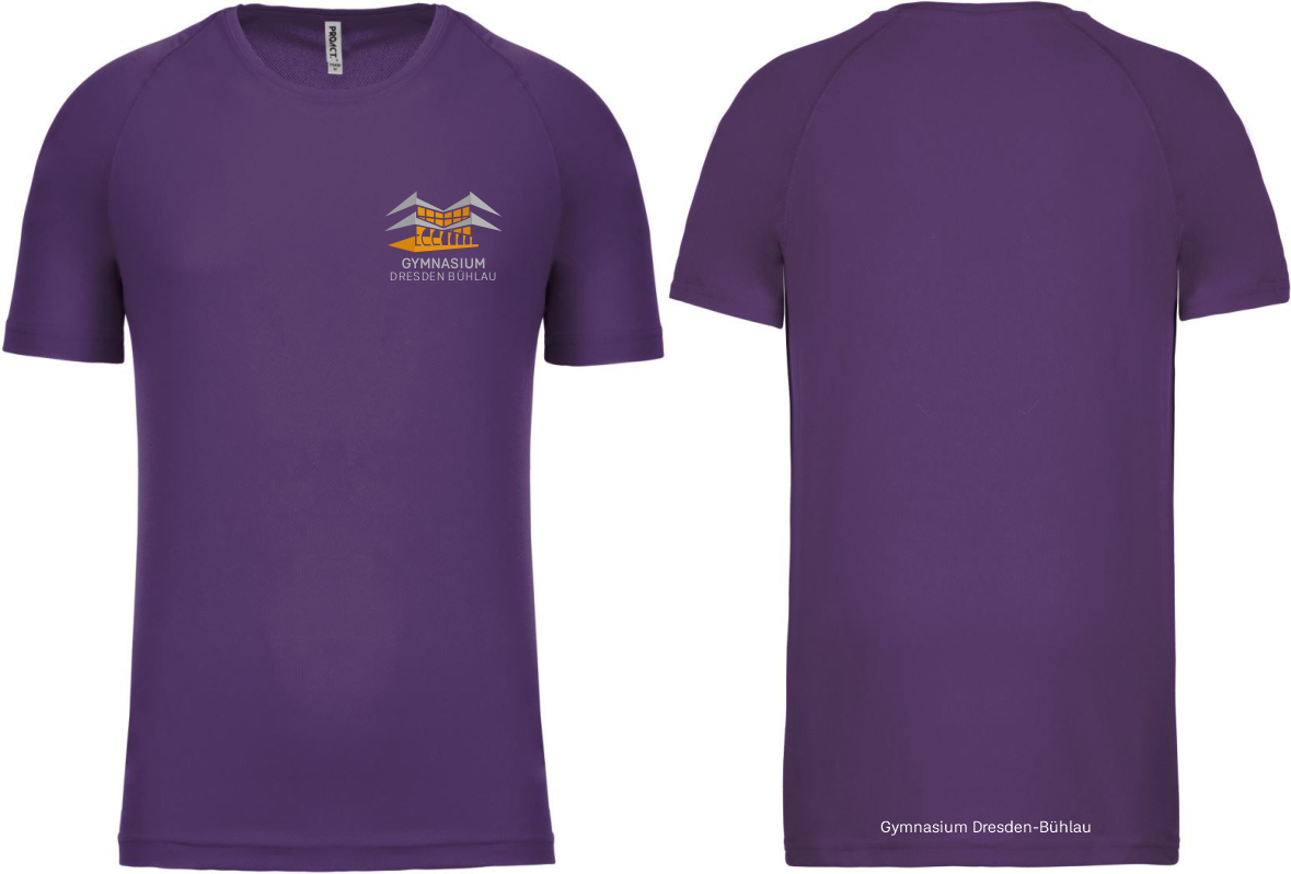 unisex Sport T-Shirt Gymnasium Dresden-Bühlau