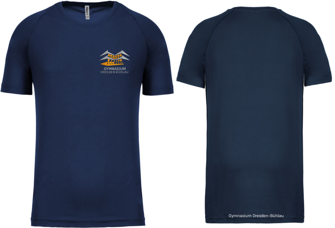 unisex Sport T-Shirt Gymnasium Dresden-Bühlau