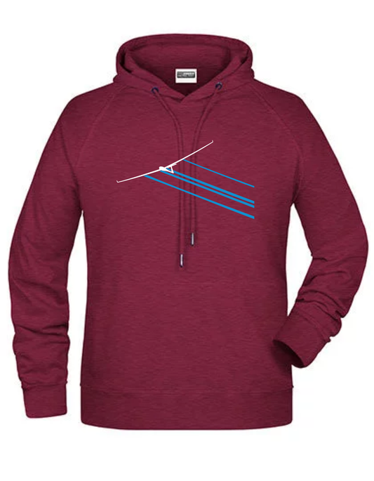 Hoodie M+L+XL "Endanflug Segelflieger"