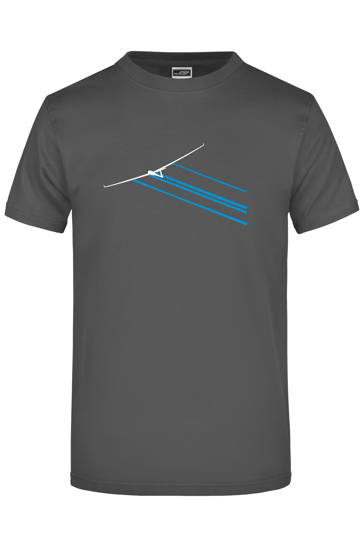 Premium T-Shirt "Segelflugzeug im Endanflug"