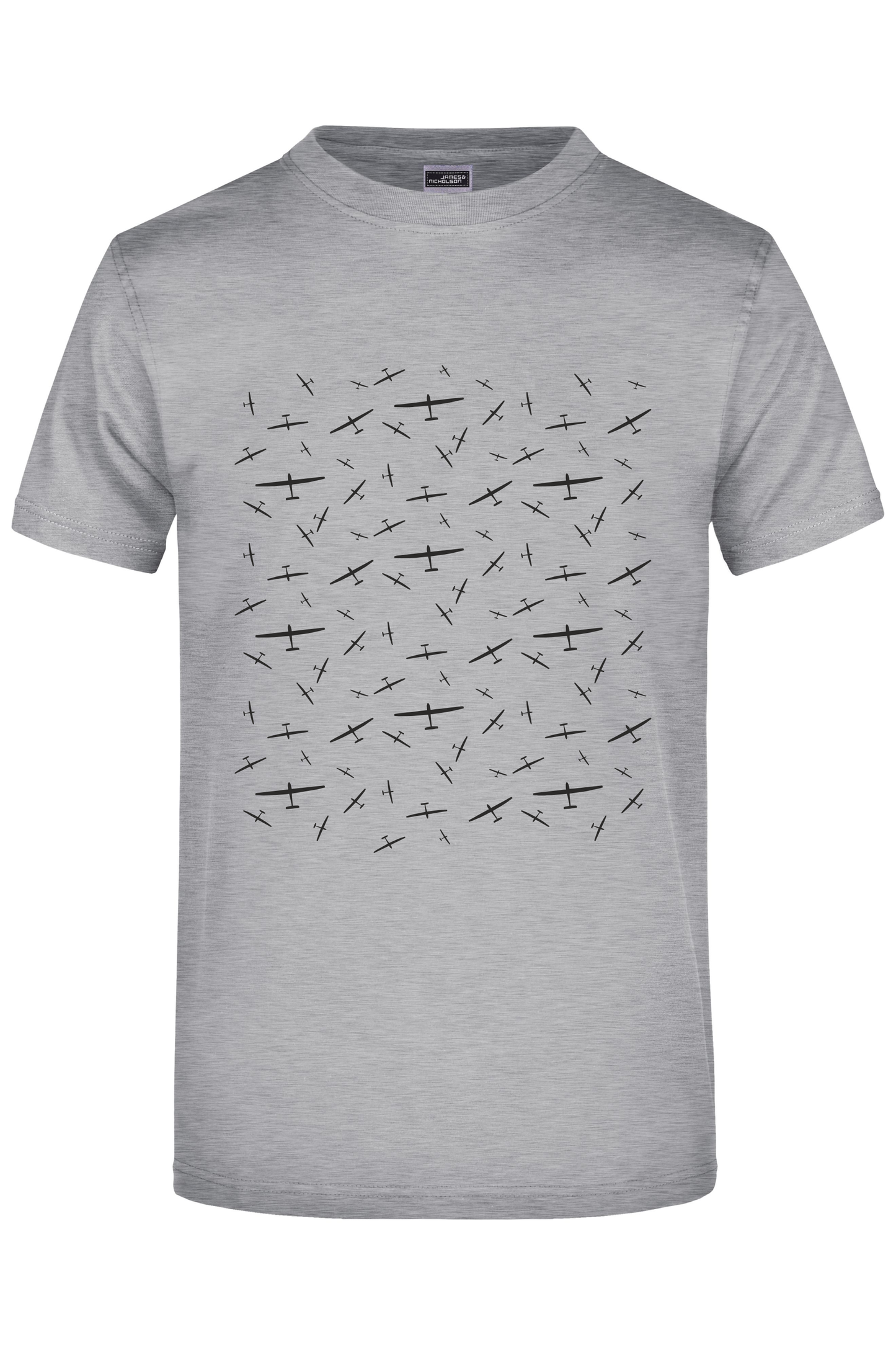 Premium T-Shirt "Muster Segelflugzeug"