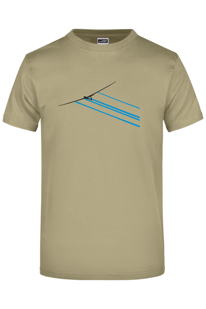 Premium T-Shirt "Segelflugzeug im Endanflug"