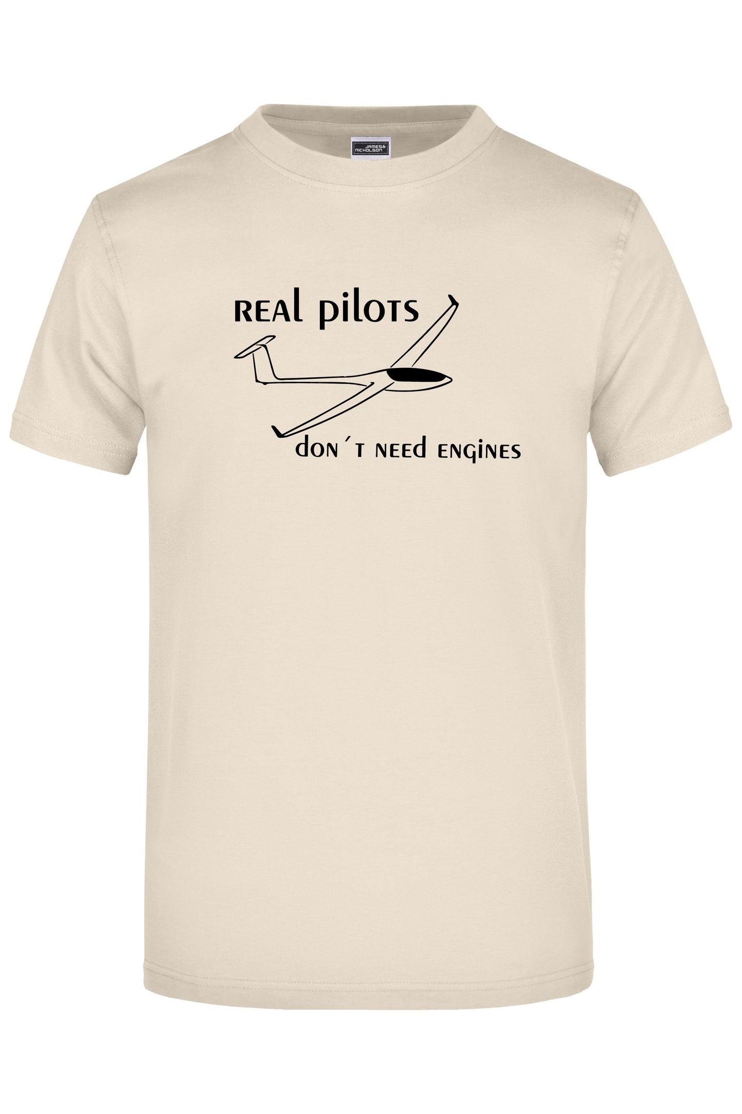 Premium T-Shirt "Segelflieger brauchen keinen Motor"