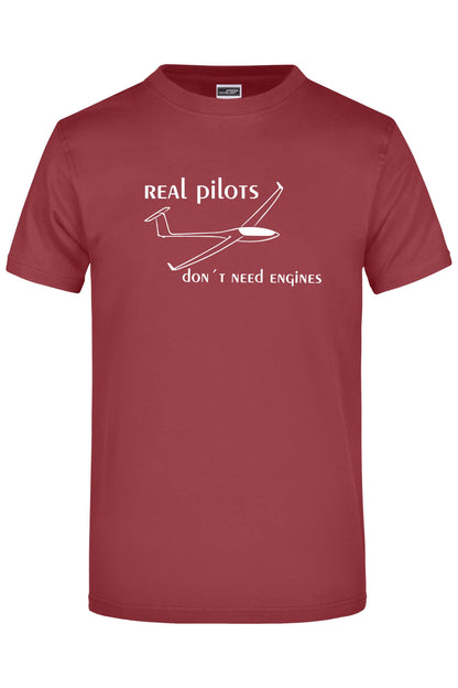 Premium T-Shirt "Segelflieger brauchen keinen Motor"